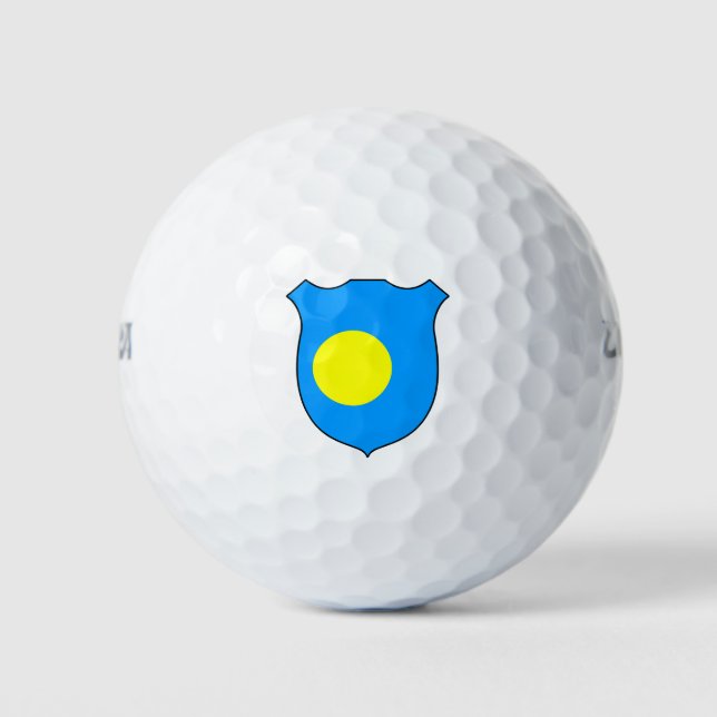 Pelotas De Golf Gran Patriótico de Bandera de Palau (Anverso)