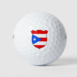 Pelotas De Golf Gran Patriótico de Bandera de Puerto Rico