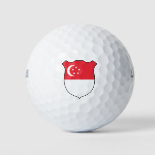 Pelotas De Golf Gran Patriótico de Bandera de Singapur