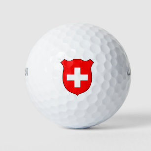 Pelotas De Golf Gran Patriótico de Bandera de Suiza
