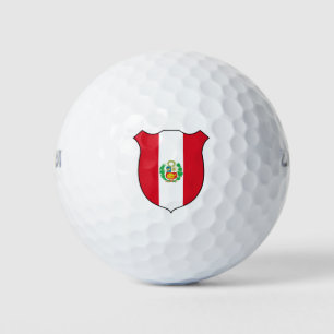 Pelotas De Golf Gran Patriótico de Bandera del Perú