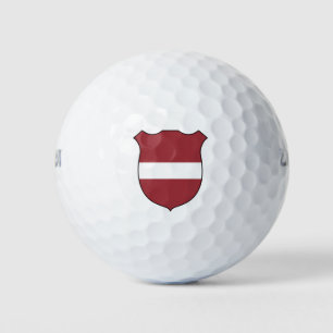 Pelotas De Golf Gran Patriótico de la Bandera de Letonia