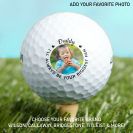 Pelotas De Golf Gran ventilador - DADDY - Foto personalizada Wilso