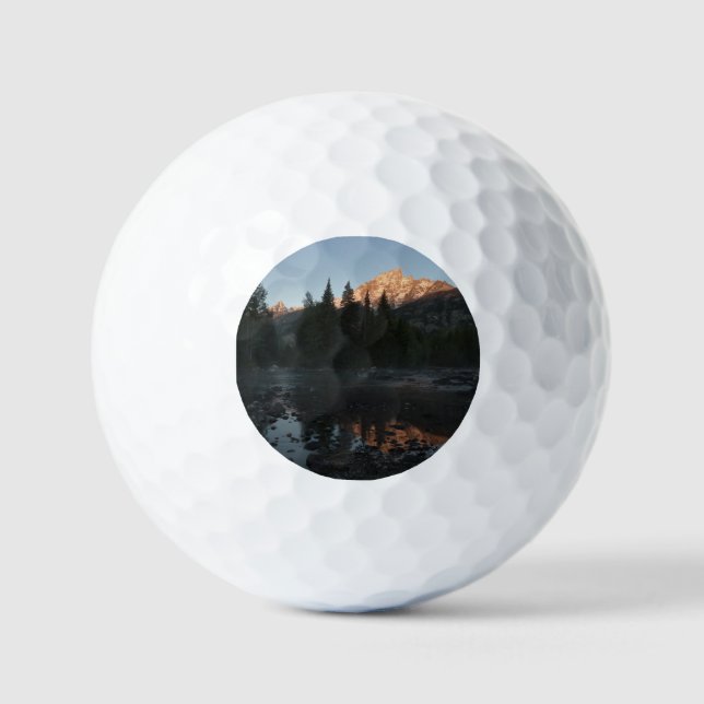 Pelotas De Golf Grand Teton Sunrise en Cottonwood Creek (Anverso)