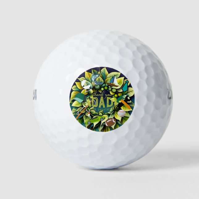 Pelotas De Golf Grandes dads (Anverso)