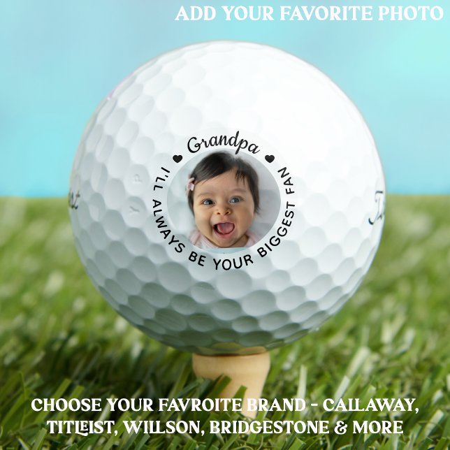 Pelotas De Golf GRANDPA - Foto personalizada moderna - Golfer (Subido por el creador)