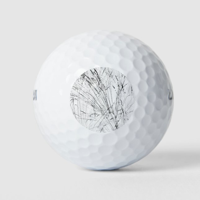 Pelotas De Golf Grasa De Invierno En Nieve (Anverso)