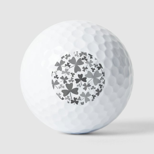 Pelotas De Golf Gray Shamrock (Anverso)