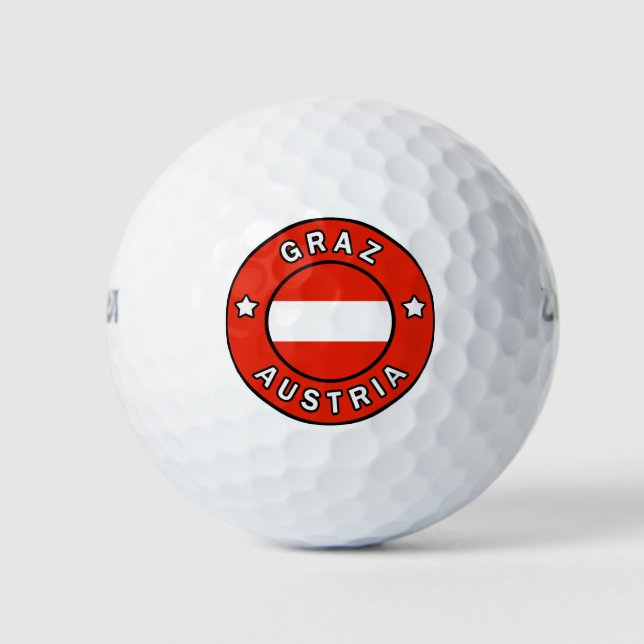 Pelotas De Golf Graz Austria (Anverso)