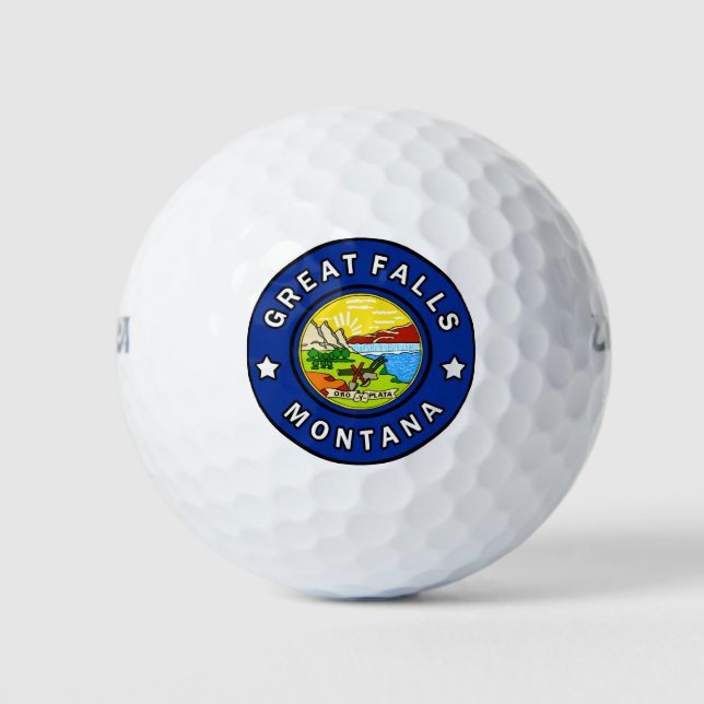 Pelotas De Golf Great Falls Montana (Anverso)