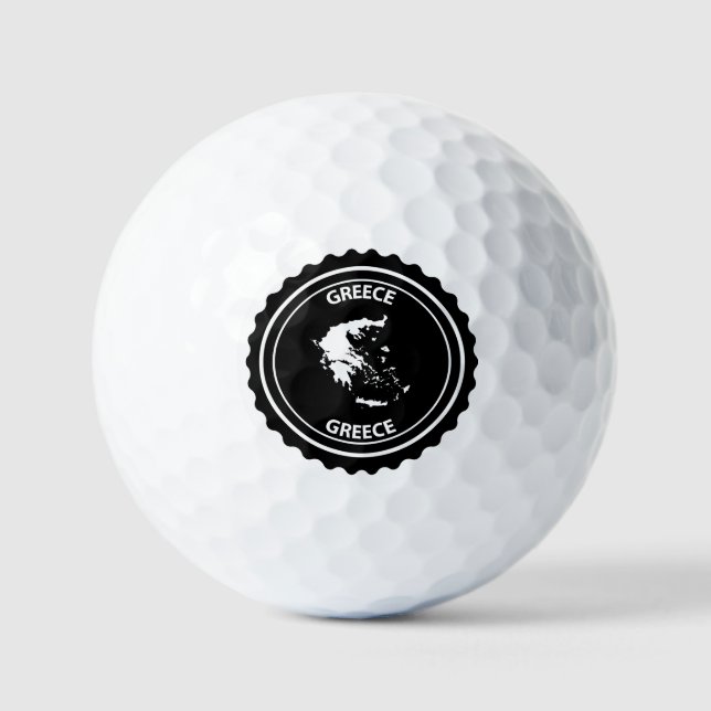 Pelotas De Golf Grecia (Anverso)