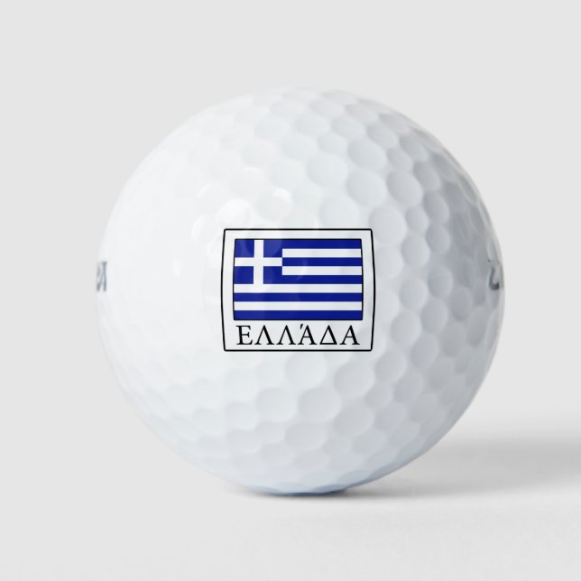 Pelotas De Golf Grecia (Anverso)