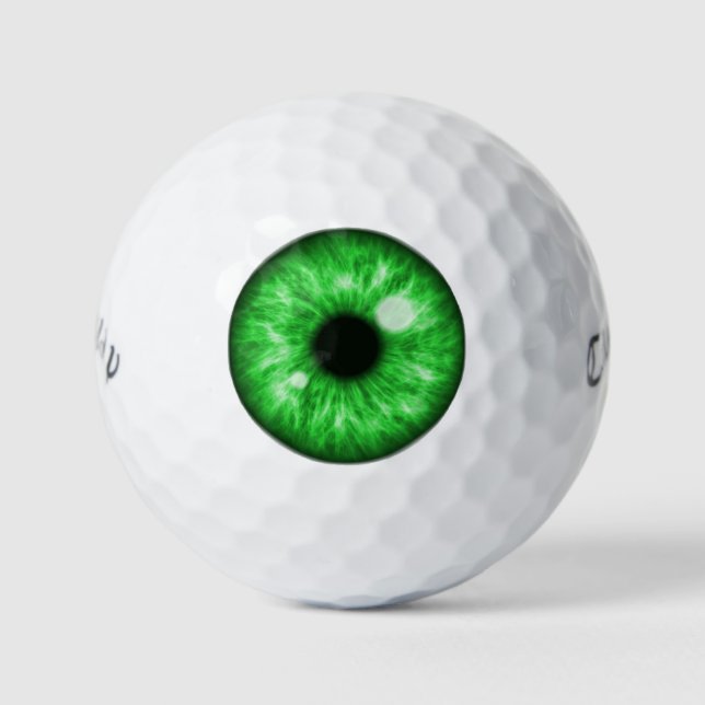 Pelotas De Golf Green Eye Funny Golf Balls (Anverso)