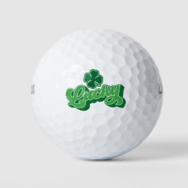 Pelotas De Golf Green Four Leaf Clover Lucky Golf Balls