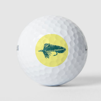 Pelotas De Golf Green Matuka streamer, fly tying, fly fish art