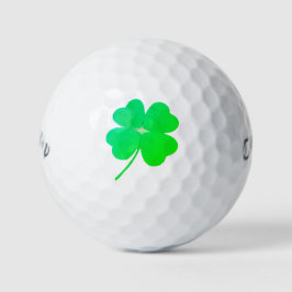 Pelotas De Golf Green Shamrock Irish St. Patrick's Day 4Kevin