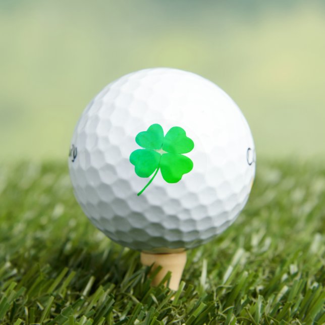 Pelotas De Golf Green Shamrock Irish St. Patrick's Day 4Kevin (Camiseta in situ)