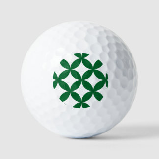Pelotas De Golf Green Shippo Pattern Golf Ball