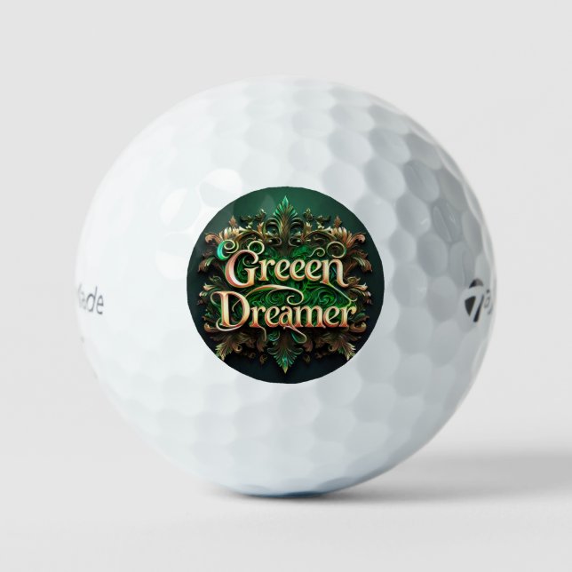 Pelotas De Golf "Greenify Your Life" (Anverso)