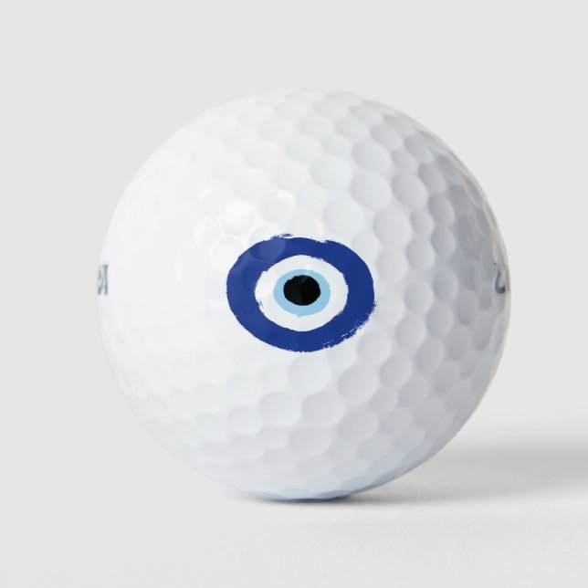 Pelotas De Golf Griego artificial de ojos malvados (Anverso)