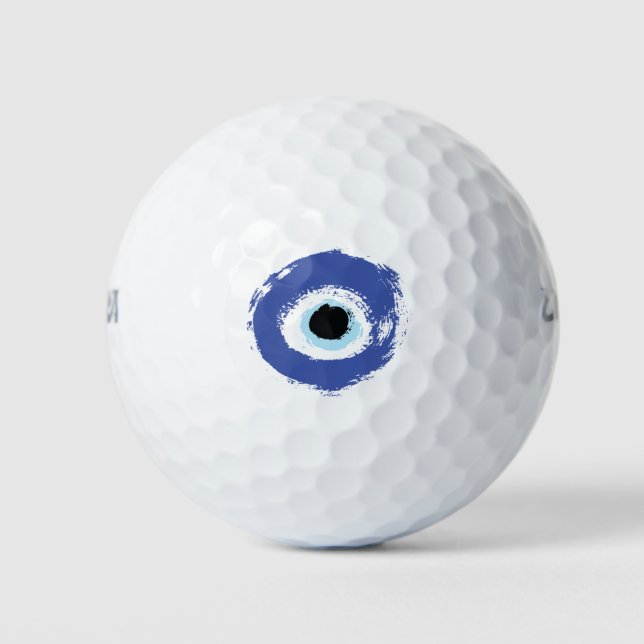 Pelotas De Golf Griego artificial de ojos malvados (Anverso)