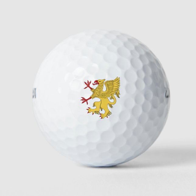 Pelotas De Golf Grifo Rampante Or (Anverso)
