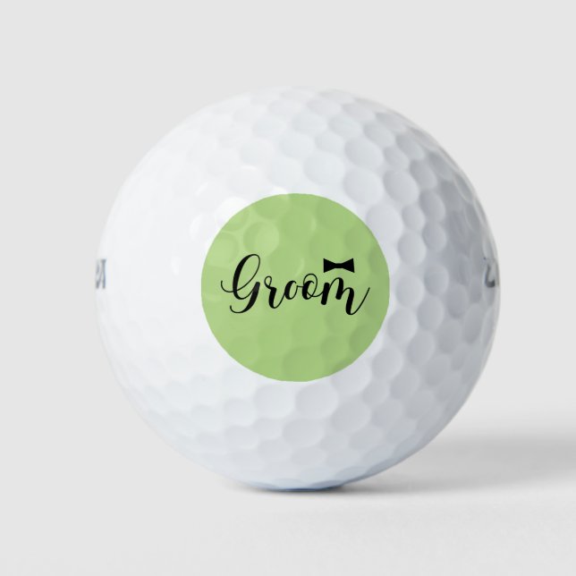 Pelotas De Golf Groom-Boda,-Bachelor-fiesta (Anverso)