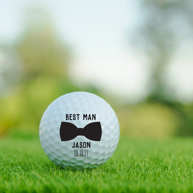 Pelotas De Golf Groom Mejor regalo de la fiesta de la boda masculi (Groom Best Man Wedding Party Gift Golf Balls)
