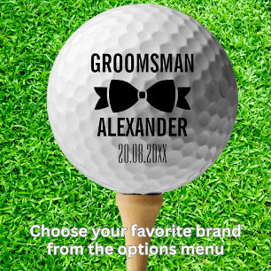 Pelotas De Golf Groomsman Personalizado