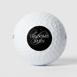 Pelotas De Golf Groomsmen Swagbag