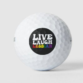 Pelotas De Golf Groovy Live Laude Orgullo LGBT Lesbiana