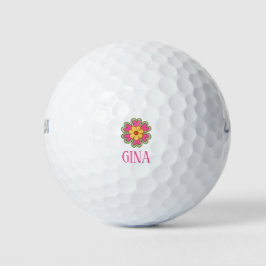 Pelotas De Golf Groovy Retro Años 60 Hippie