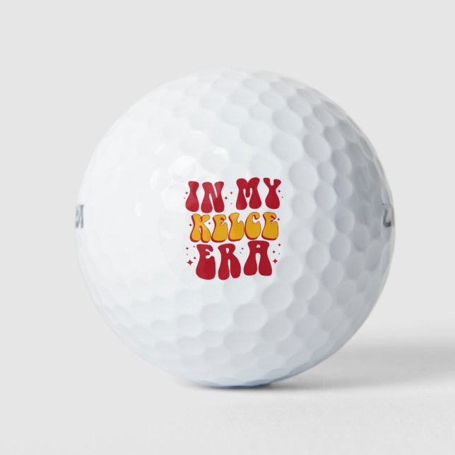 Pelotas De Golf Groovy retro en mi era Kelce (Anverso)