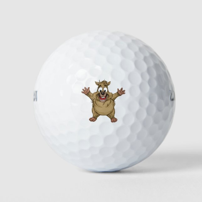 Pelotas De Golf Groundhog (Anverso)