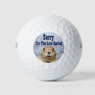 Pelotas De Golf Groundhog Lamento La Primavera Tardía