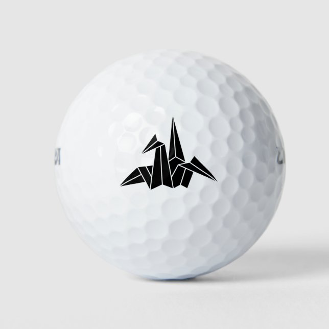 Pelotas De Golf Grulla de papel (Anverso)