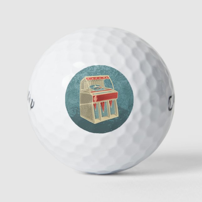 Pelotas De Golf Grunge Jukebox (Anverso)