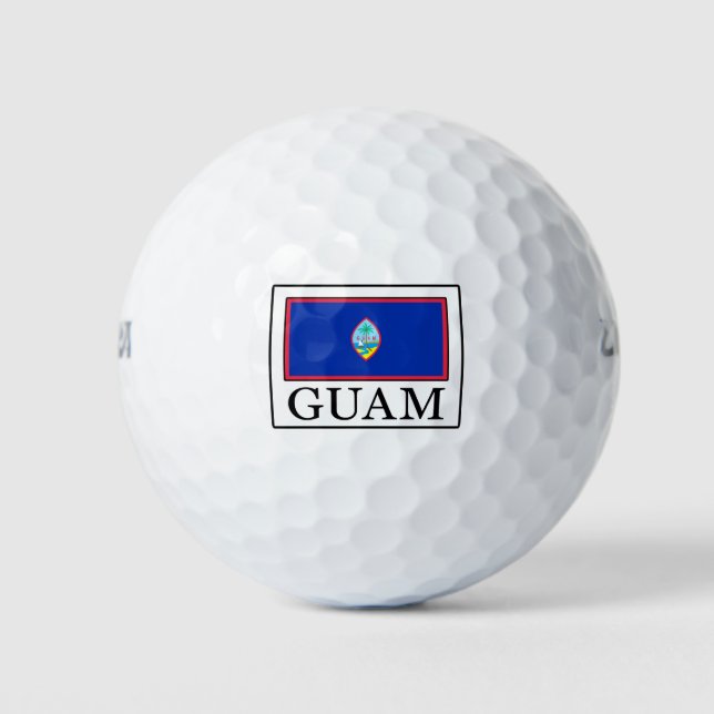 Pelotas De Golf Guam (Anverso)