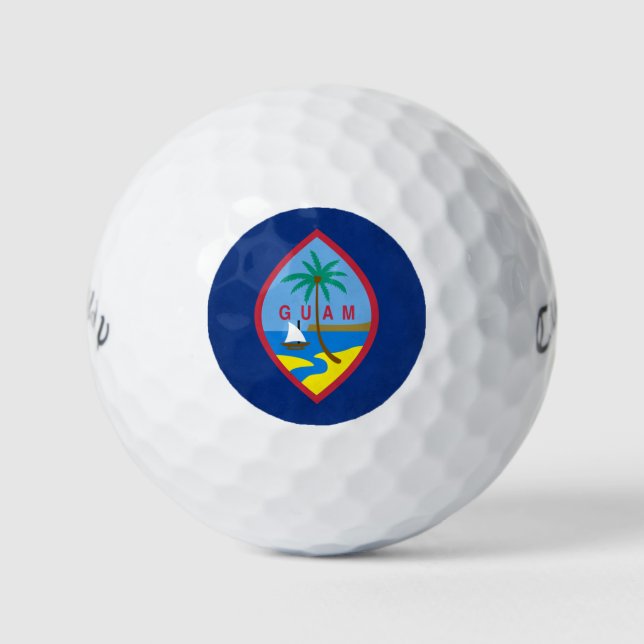 Pelotas De Golf Guam (Anverso)