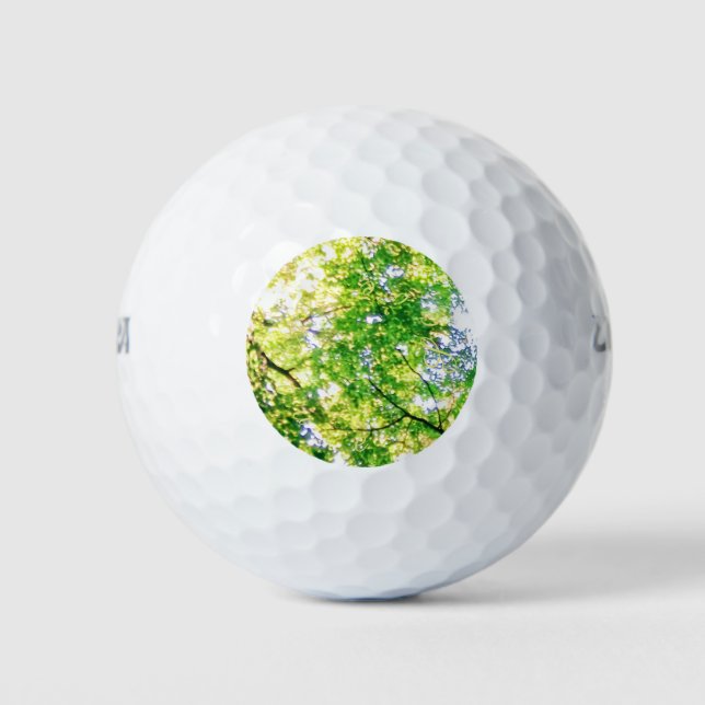 Pelotas De Golf Guardar la naturaleza (Anverso)