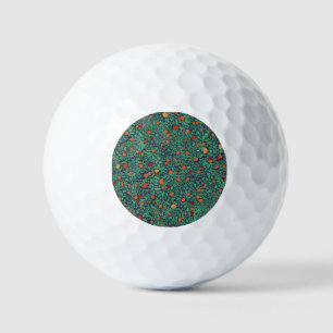 Pelotas De Golf Guardia Rica: Patrón de árbol vintage.