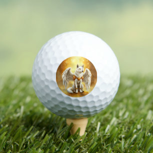 Pelotas De Golf Guardián del Amanecer – El Lobo Alado Blanco.
