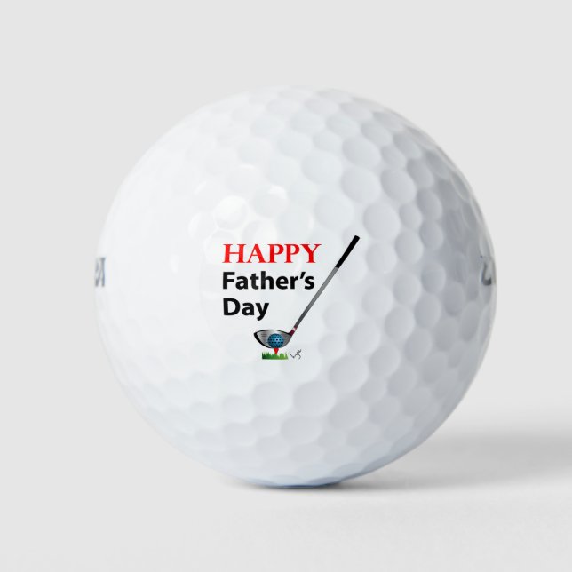 Pelotas De Golf Guay de Happy Fathers Day Golf (Anverso)
