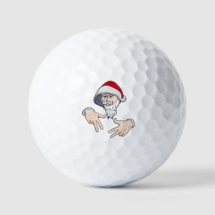 Pelotas De Golf Guay Gangsta Hip Hop Hand Rap Santa Claus