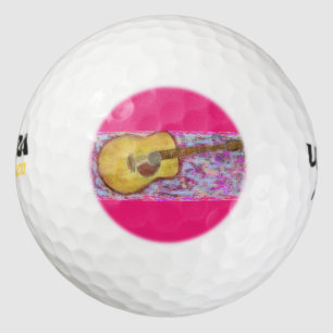 Pelotas De Golf Guitarra Acústica