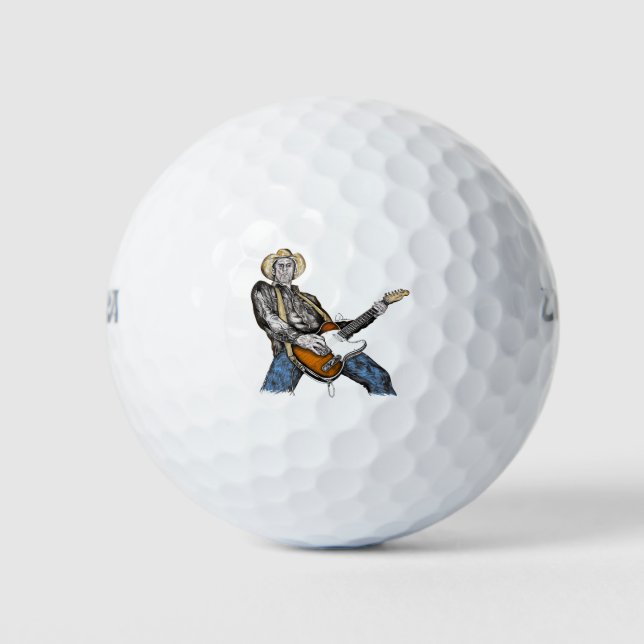 Pelotas De Golf Guitarra del país (Anverso)