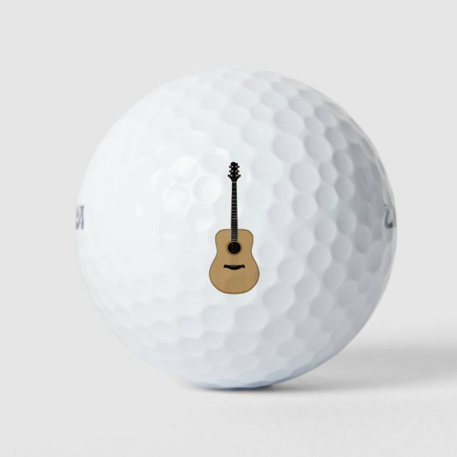 Pelotas De Golf Guitarra encantadora (Anverso)