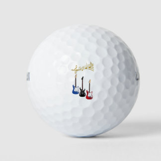 Pelotas De Golf guitarras electricas con partituras musicales