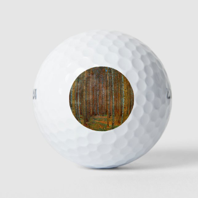 Pelotas De Golf Gustav Klimt - Bosque Pino de Tannenwald (Anverso)