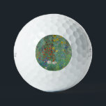 Pelotas De Golf Gustav Klimt - Jardín de campo con girasoles<br><div class="desc">Jardín de campo con girasoles / Jardín de granja con girasoles - Gustav Klimt en 1905-1906</div>